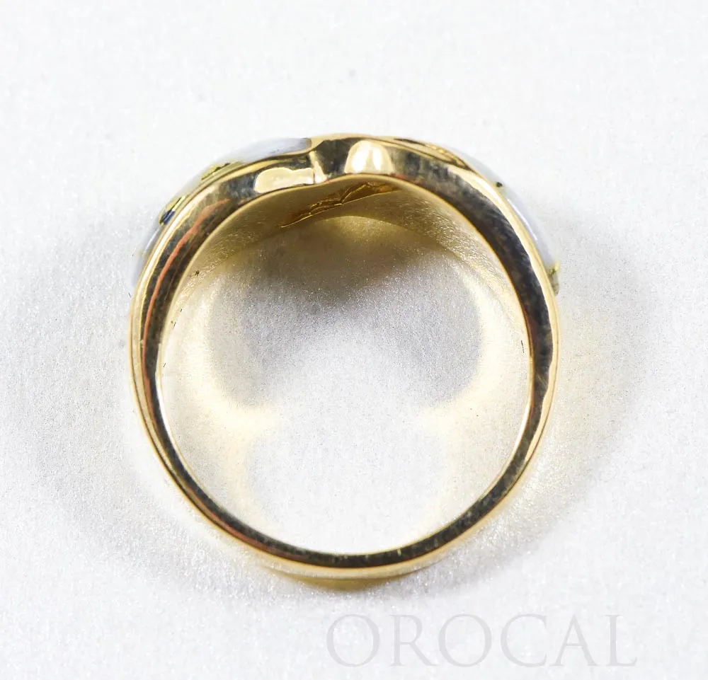 Gold Quartz Ring "Orocal" RL782D15Q Genuine Hand Crafted Jewelry - 14K Gold Casting