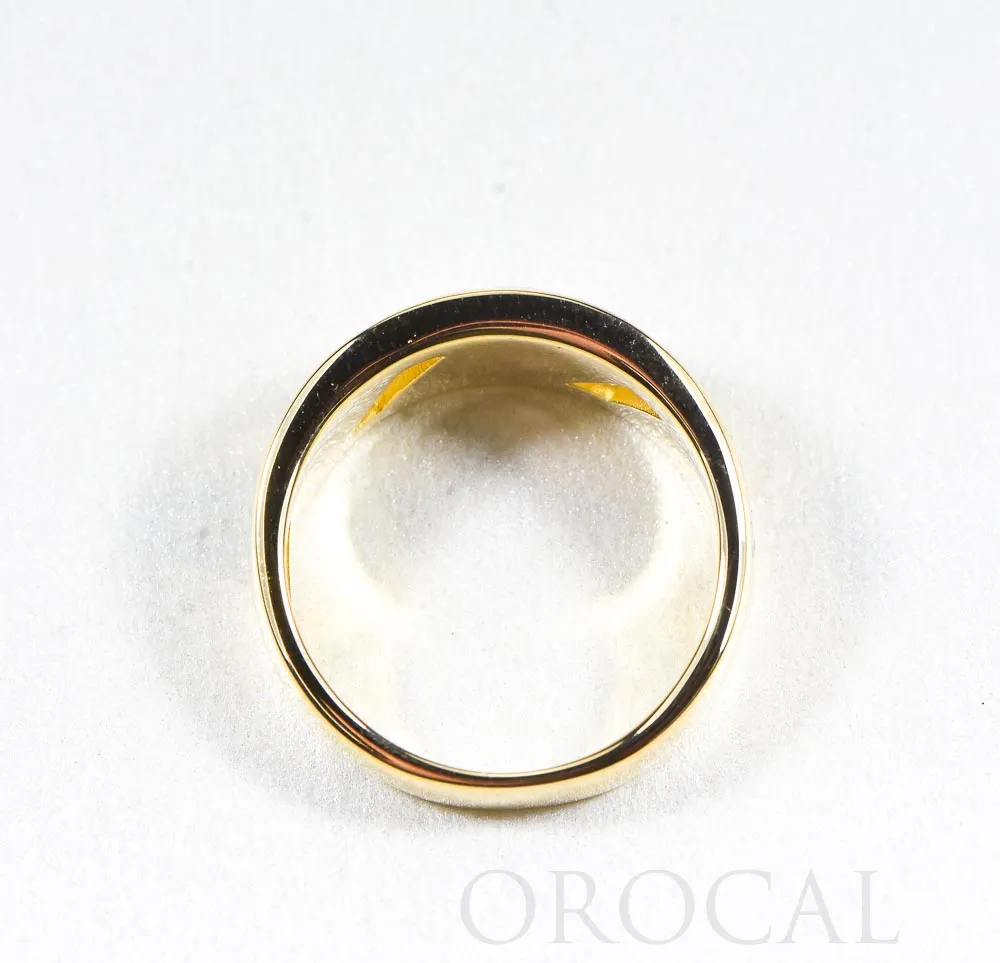 Gold Quartz Ring "Orocal" RL968D18NQ Genuine Hand Crafted Jewelry - 14K Gold Casting