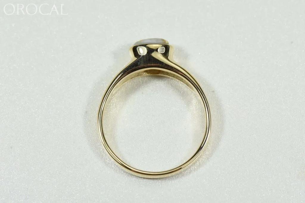 Gold Quartz Ring "Orocal" RLL1427Q Genuine Hand Crafted Jewelry - 14K Gold Casting