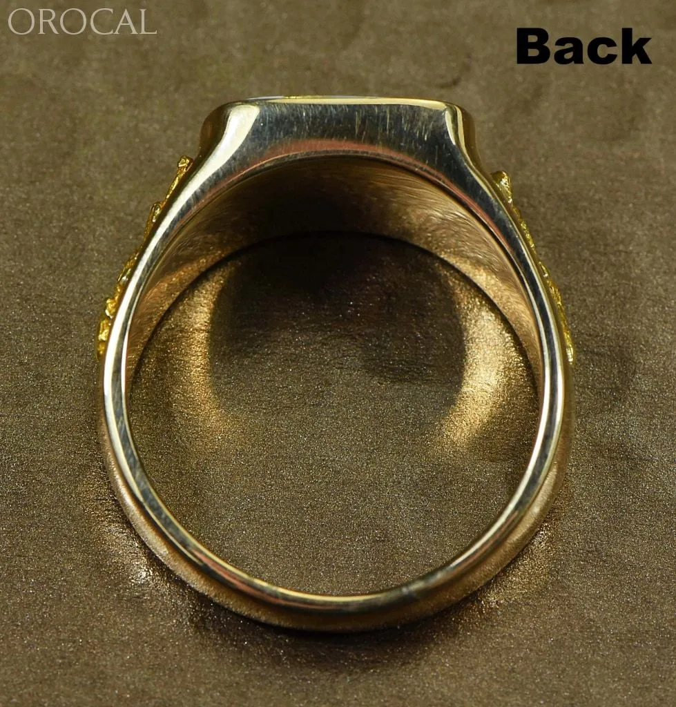 Gold Quartz Ring "Orocal" RM1003Q Genuine Hand Crafted Jewelry - 14K Gold Casting