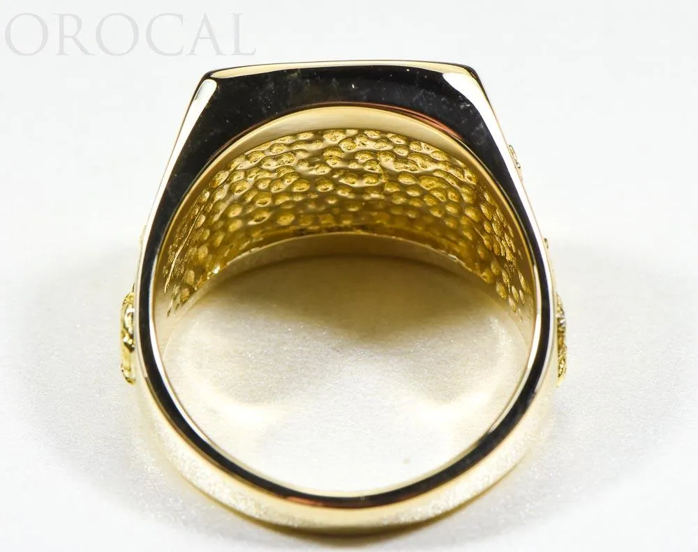 Gold Quartz Ring "Orocal" RM1004Q Genuine Hand Crafted Jewelry - 14K Gold Casting