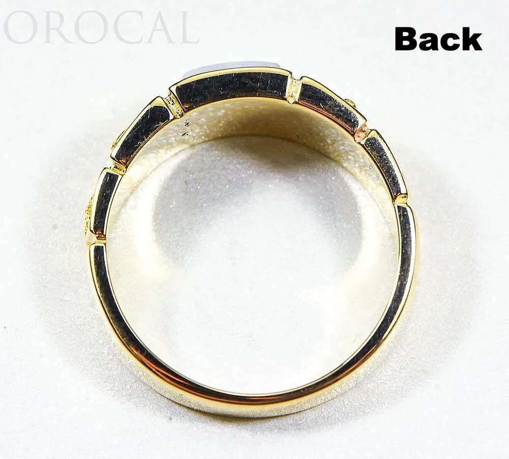 Gold Quartz Ring "Orocal" RM1046NQ Genuine Hand Crafted Jewelry - 14K Gold Casting
