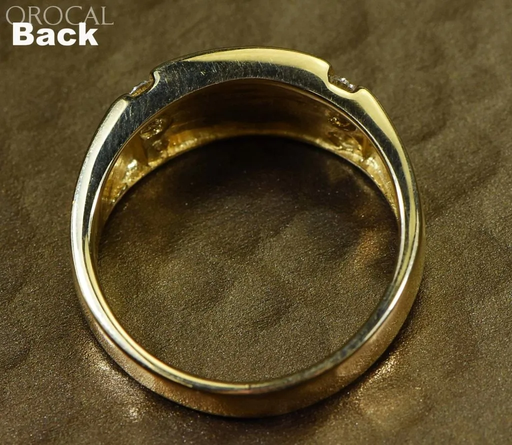 Gold Quartz Ring "Orocal" RM1052D42Q Genuine Hand Crafted Jewelry - 14K Gold Casting