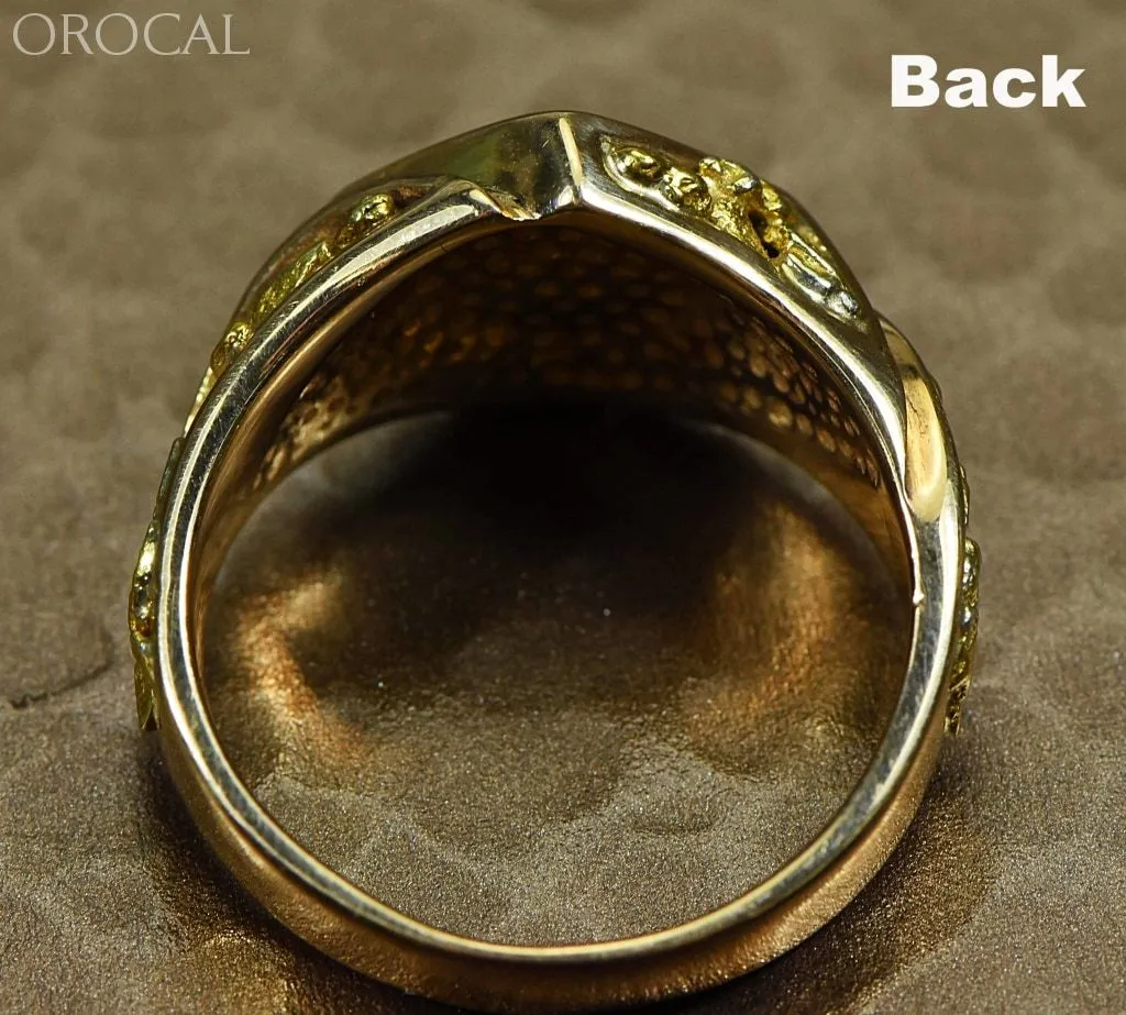 Gold Quartz Ring "Orocal" RM1083NQ Genuine Hand Crafted Jewelry - 14K Gold Casting