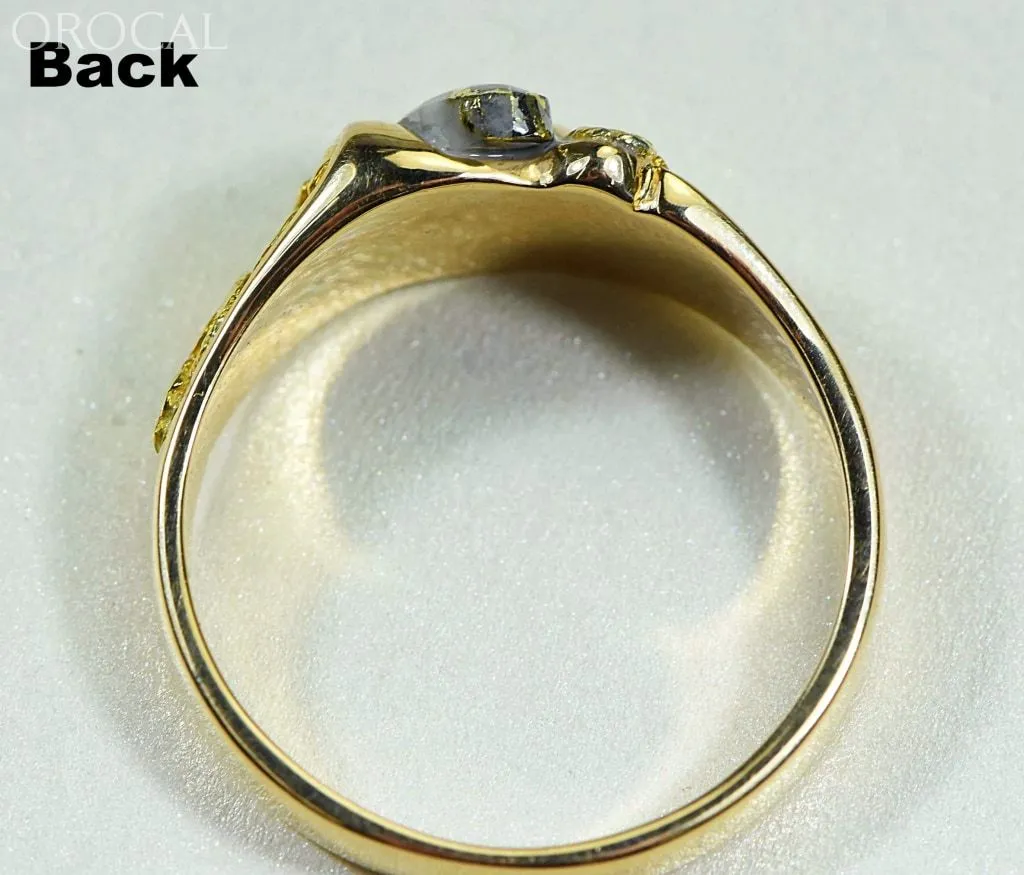 Gold Quartz Ring "Orocal" RM487Q Genuine Hand Crafted Jewelry - 14K Gold Casting