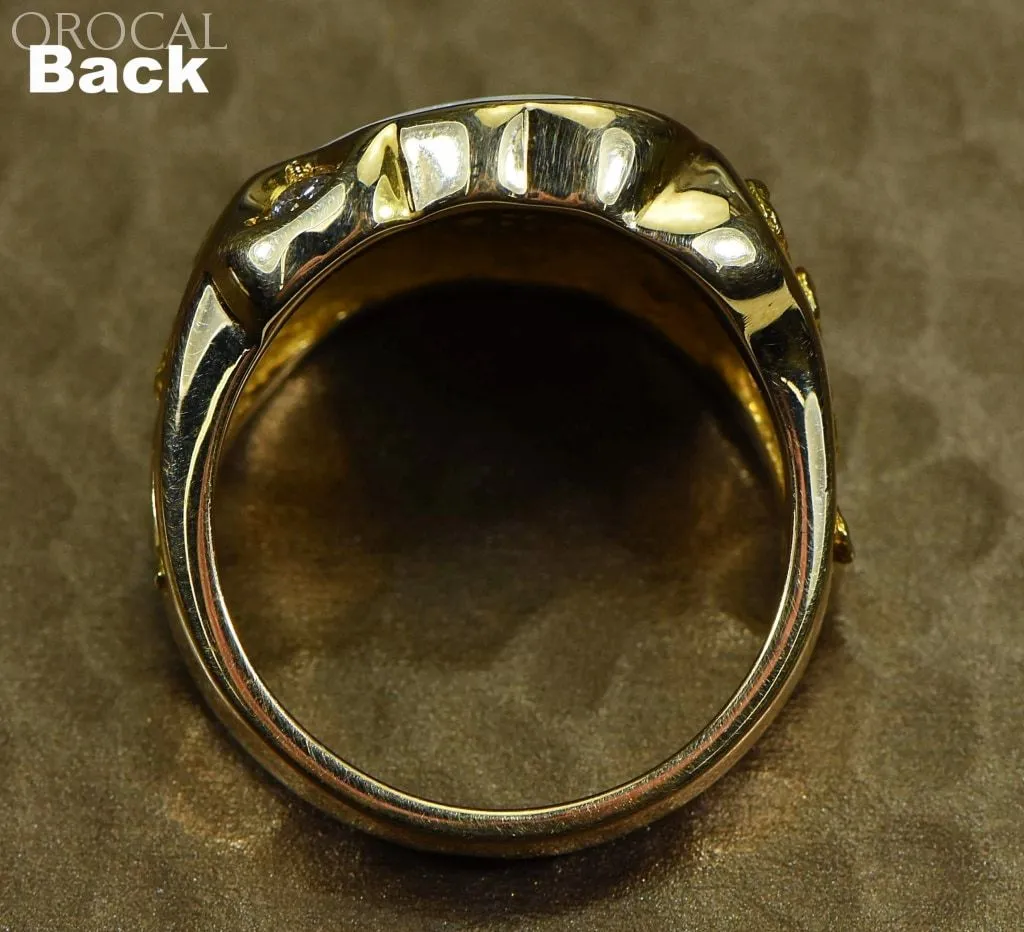 Gold Quartz Ring "Orocal" RM518D20Q Genuine Hand Crafted Jewelry - 14K Gold Casting