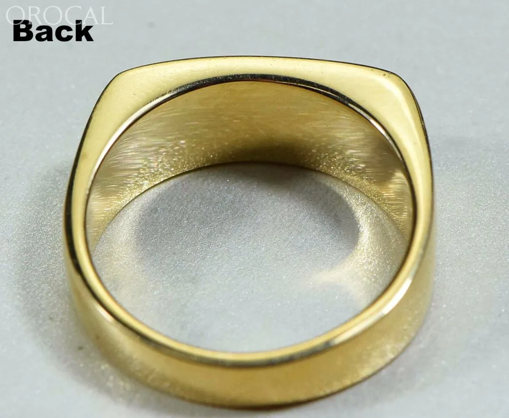 Gold Quartz Ring "Orocal" RM567Q Genuine Hand Crafted Jewelry - 14K Gold Casting