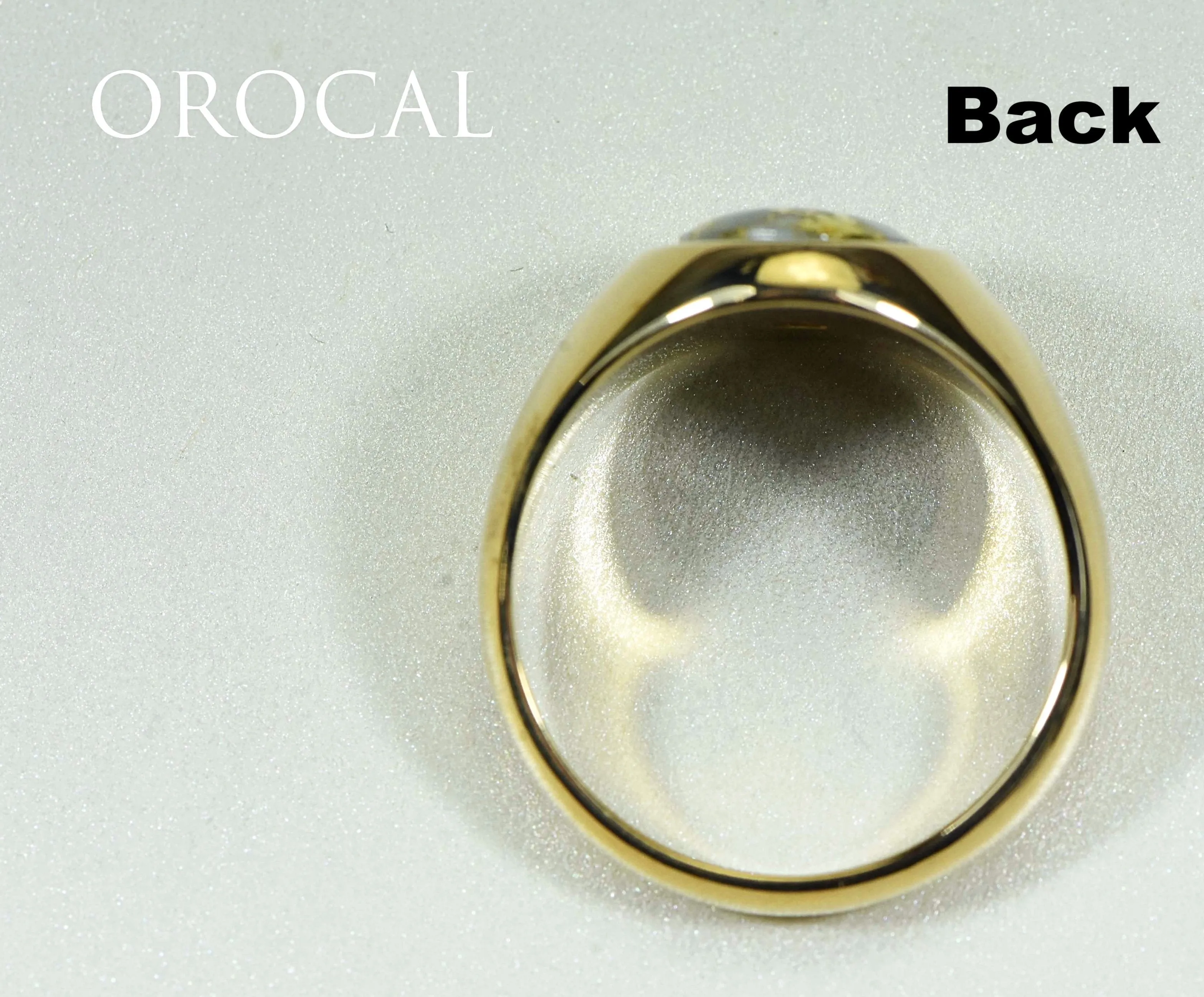 Gold Quartz Ring "Orocal" RM595XNQ Genuine Hand Crafted Jewelry - 14K Gold Casting
