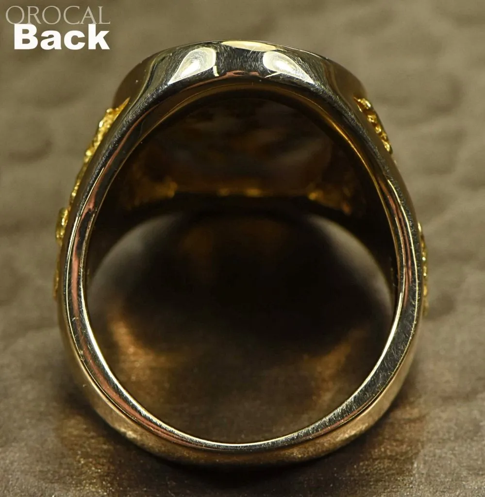 Gold Quartz Ring "Orocal" RM627Q Genuine Hand Crafted Jewelry - 14K Gold Casting