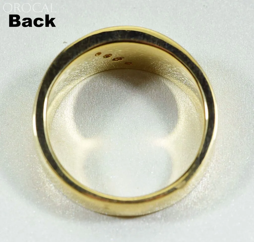 Gold Quartz Ring "Orocal" RM673D27Q Genuine Hand Crafted Jewelry - 14K Gold Casting