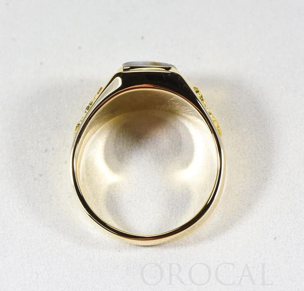 Gold Quartz Ring "Orocal" RM674Q Genuine Hand Crafted Jewelry - 14K Gold Casting