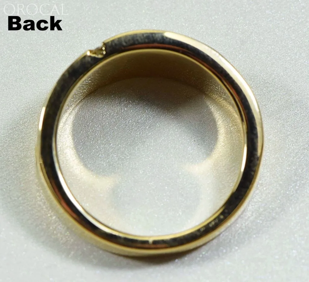 Gold Quartz Ring "Orocal" RM731D14NQ Genuine Hand Crafted Jewelry - 14K Gold Casting