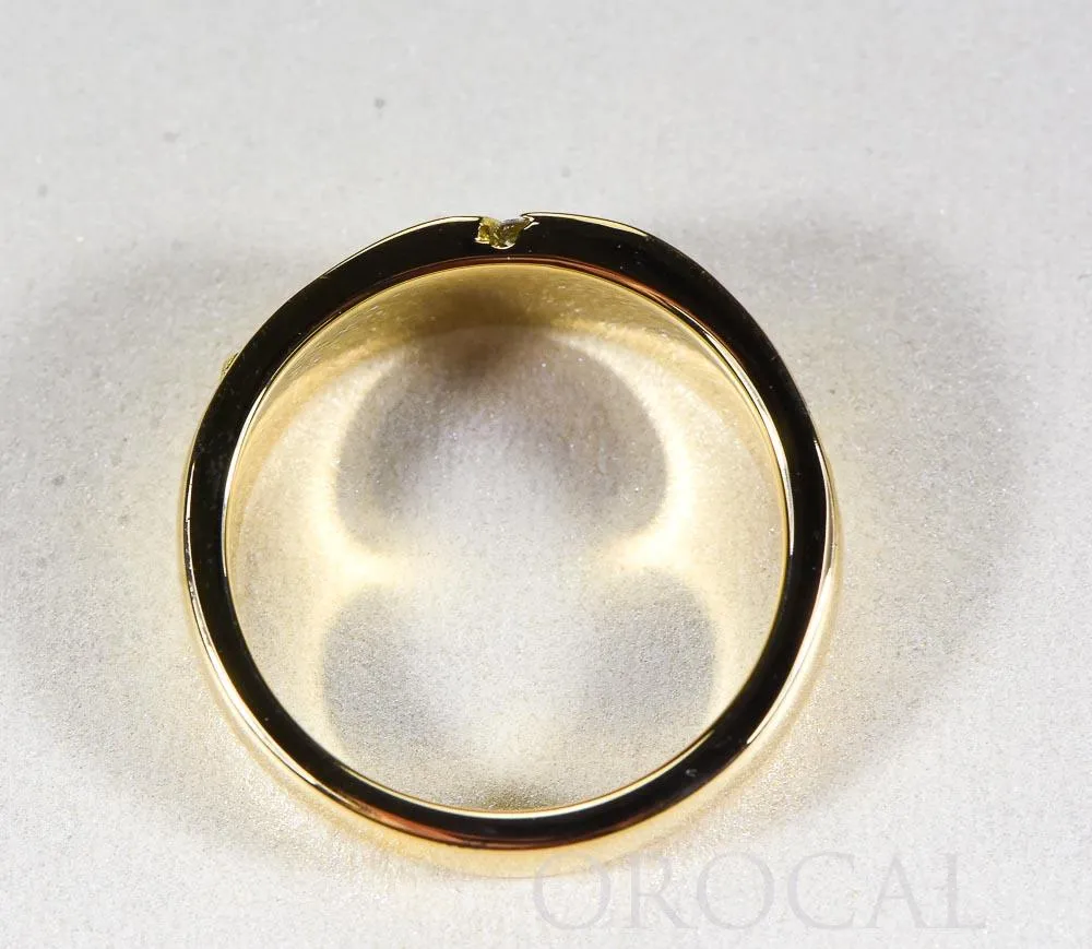 Gold Quartz Ring "Orocal" RM731SD10NQ Genuine Hand Crafted Jewelry - 14K Gold Casting
