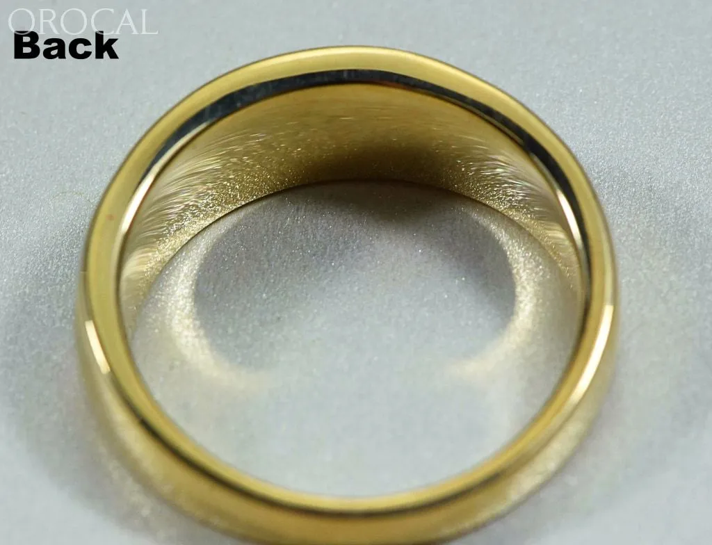 Gold Quartz Ring "Orocal" RM732D12Q Genuine Hand Crafted Jewelry - 14K Gold Casting