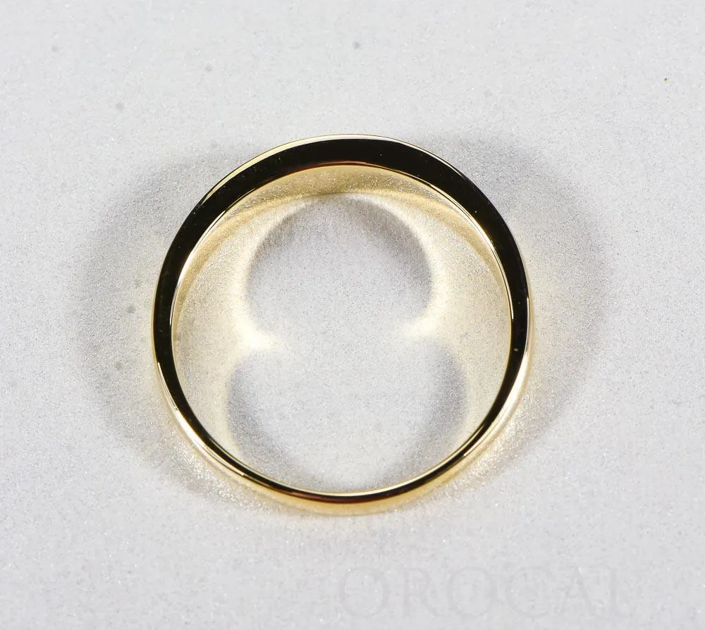 Gold Quartz Ring "Orocal" RM733D8Q Genuine Hand Crafted Jewelry - 14K Gold Casting