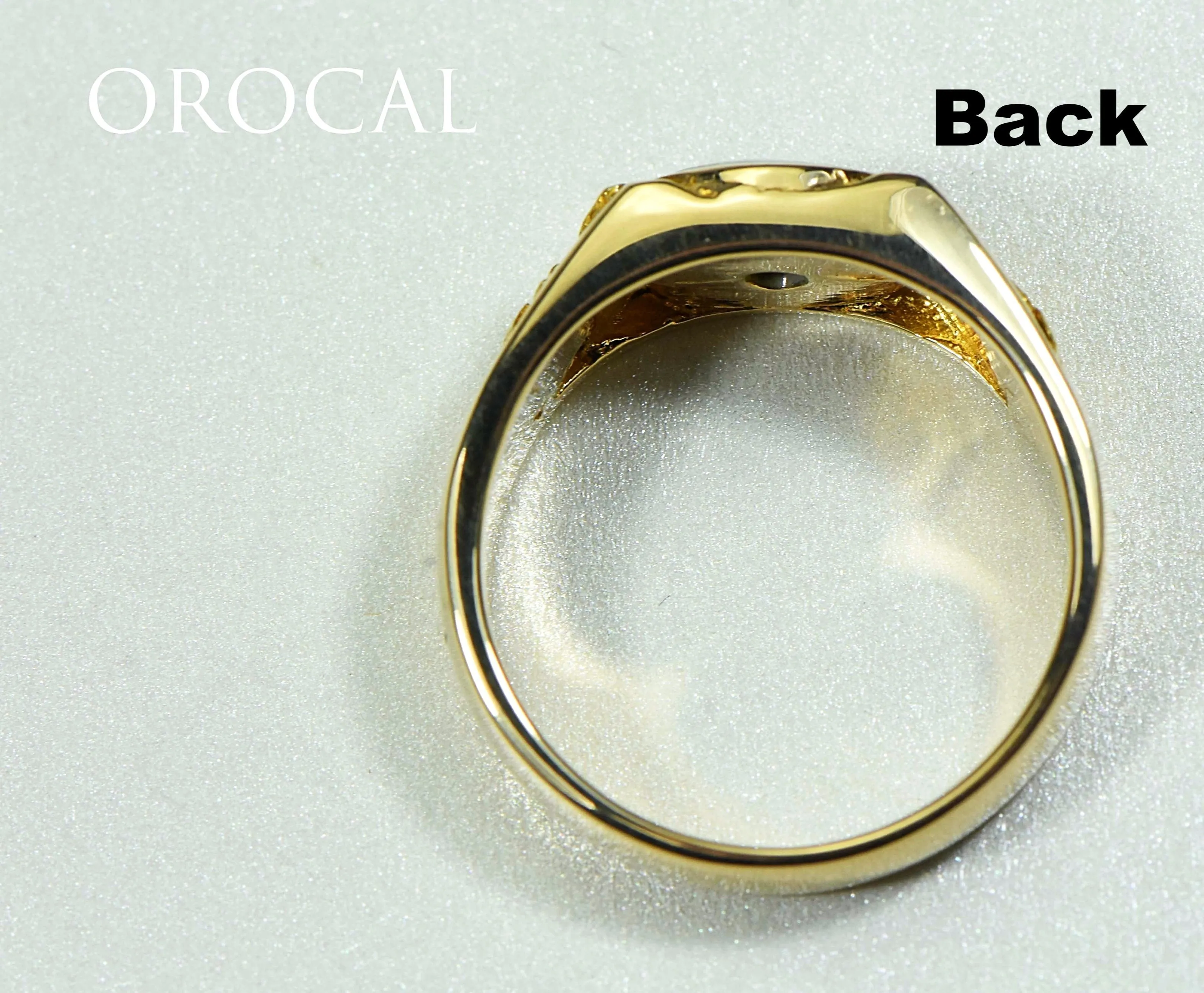 Gold Quartz Ring "Orocal" RM73Q Genuine Hand Crafted Jewelry - 14K Gold Casting