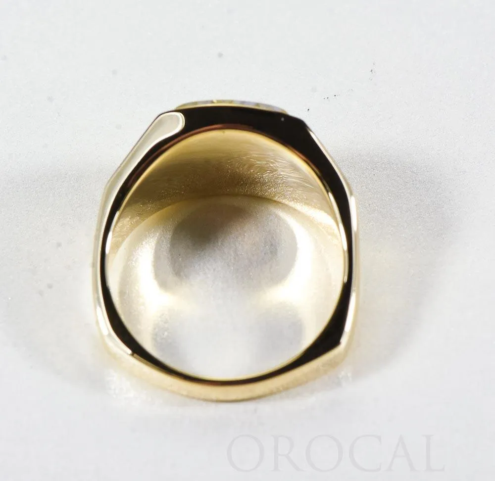 Gold Quartz Ring "Orocal" RM747Q Genuine Hand Crafted Jewelry - 14K Gold Casting