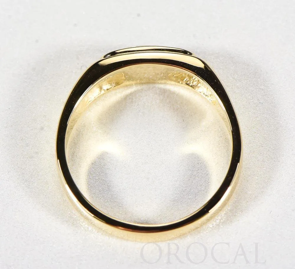 Gold Quartz Ring "Orocal" RM880Q Genuine Hand Crafted Jewelry - 14K Gold Casting
