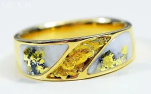 Gold Quartz Ring "Orocal" RM900NQ Genuine Hand Crafted Jewelry - 14K Gold Casting