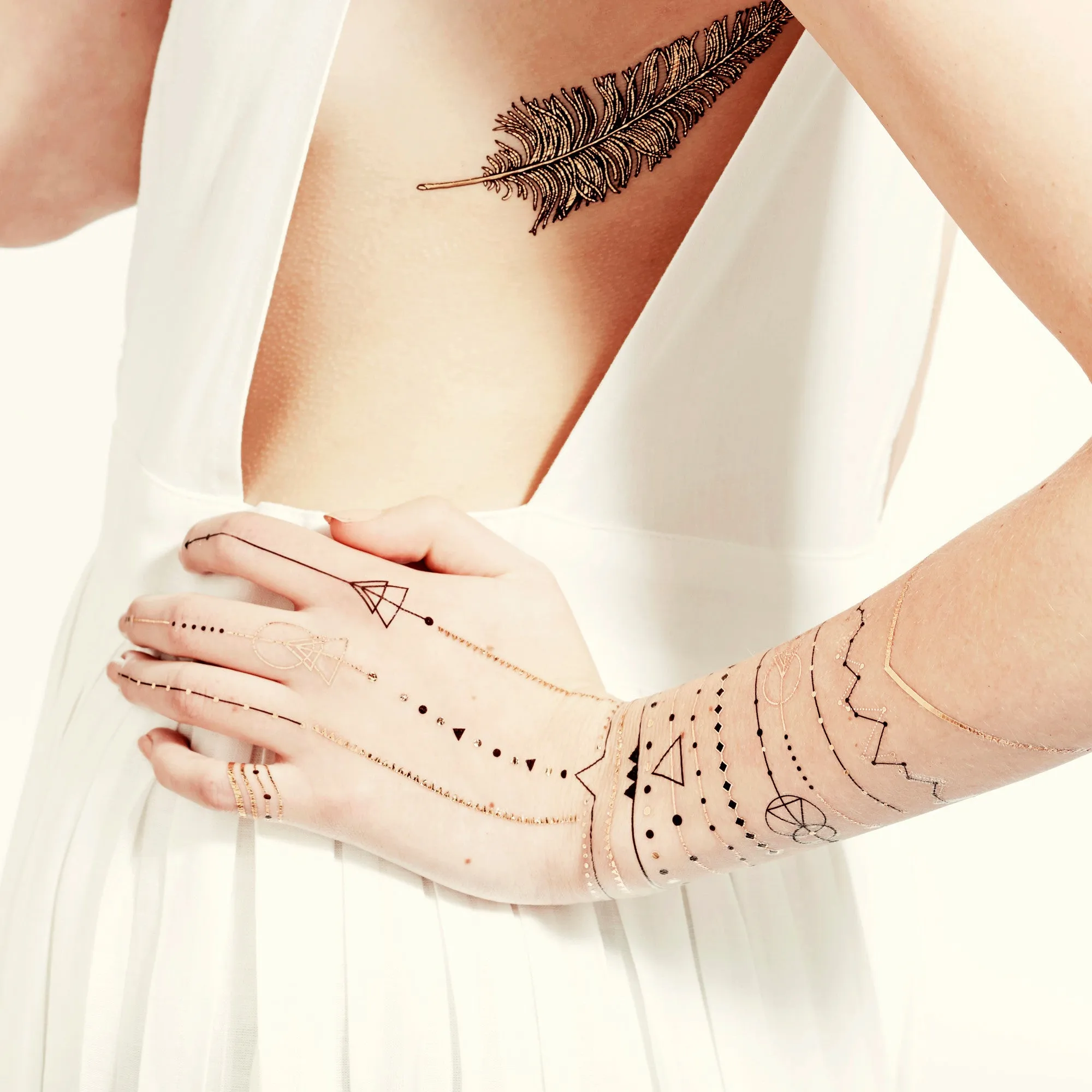 Golden Age Temporary Tattoo
