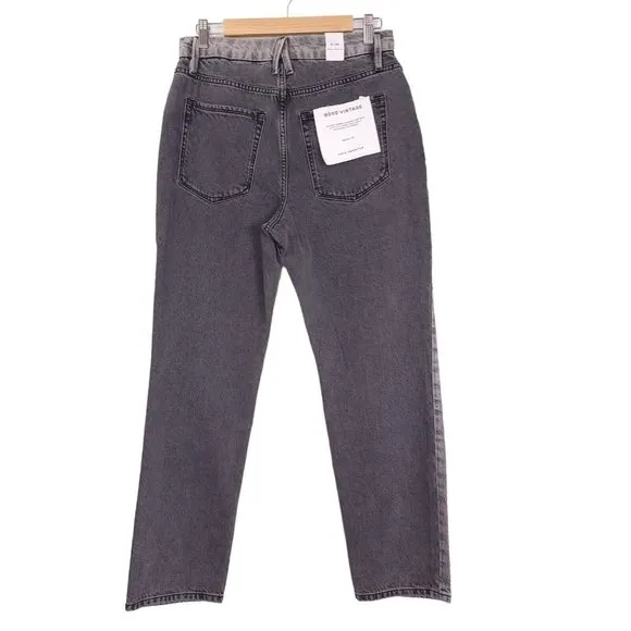 Good American Womens Good Vintage Two Toned Jeans Gray Size 8/29