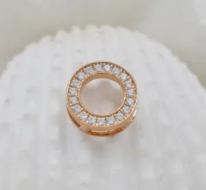 GORGEOUS REAL DIAMOND PENDANT| ROUND DIAMOND CLUSTER MINIMALIST NECKWEAR| 14K SOLID ROSE GOLD| VS/SI I-J COLOR PENDANT| APRIL BIRTHSTONE