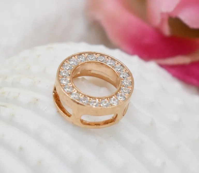 GORGEOUS REAL DIAMOND PENDANT| ROUND DIAMOND CLUSTER MINIMALIST NECKWEAR| 14K SOLID ROSE GOLD| VS/SI I-J COLOR PENDANT| APRIL BIRTHSTONE