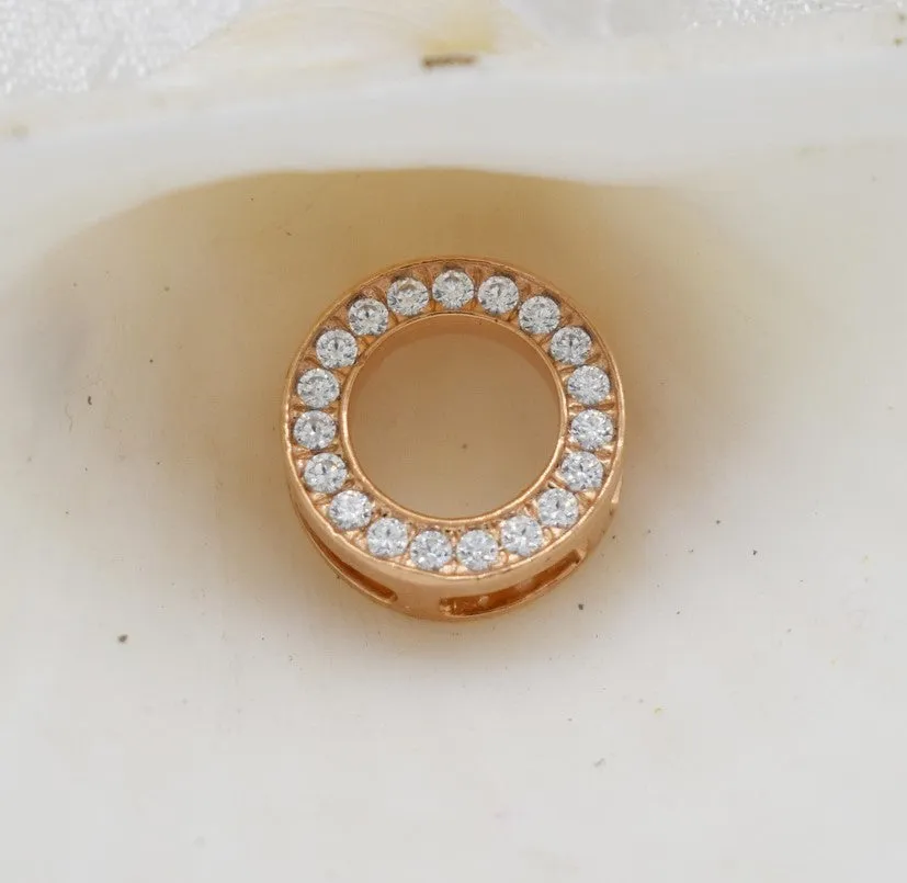 GORGEOUS REAL DIAMOND PENDANT| ROUND DIAMOND CLUSTER MINIMALIST NECKWEAR| 14K SOLID ROSE GOLD| VS/SI I-J COLOR PENDANT| APRIL BIRTHSTONE