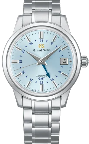 Grand Seiko Elegance Collection Caliber 9S 25th Anniversary Limited Edition Automatic GMT "Clear Blue Sky" SBGM253