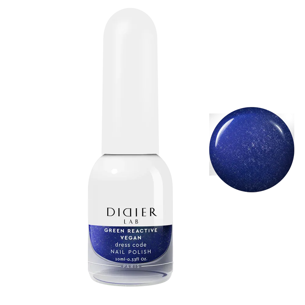 Green Reactive Vegan Nail Polish, Didier Lab, Dress Code, 10 ml