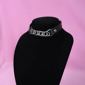 Grey choker