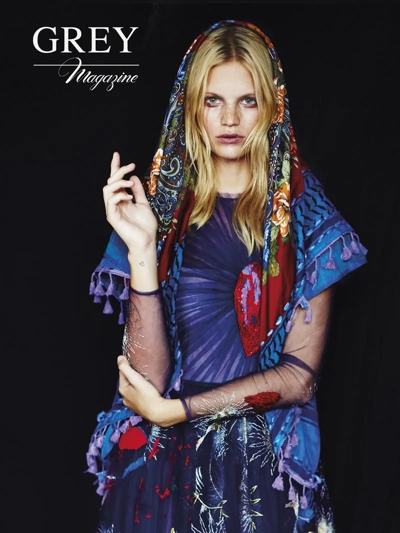 GREY Magazine Fall 2014 NADINE LEOPOLD Gigi Hadid VITTORIA CERETTI