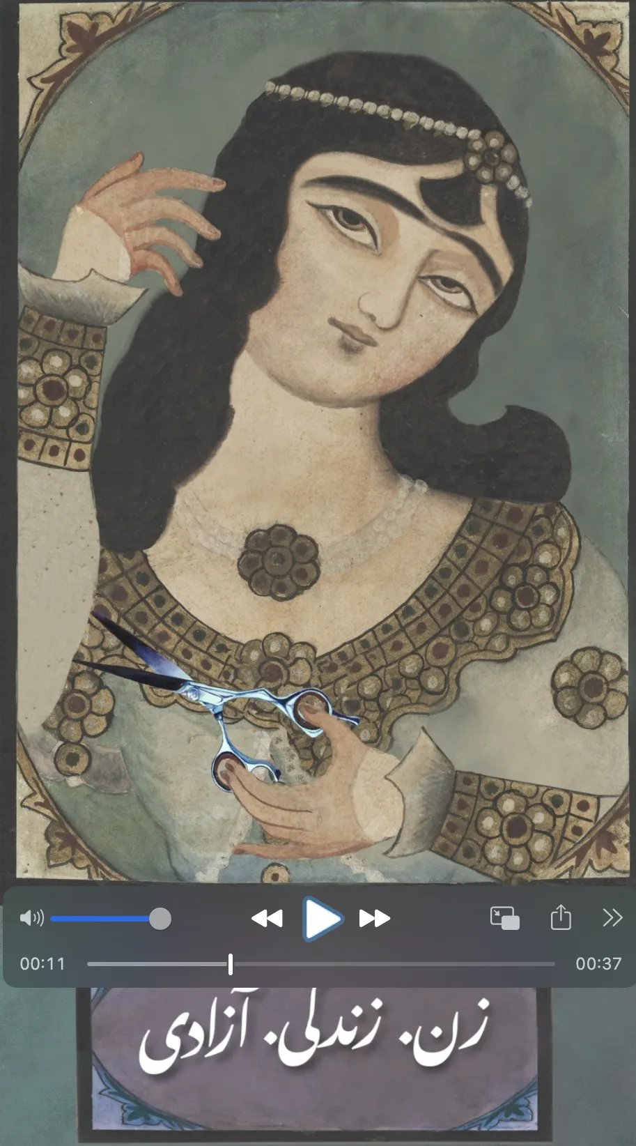 Hair : Maryam Farahzadi : Video "Cutting Hair"