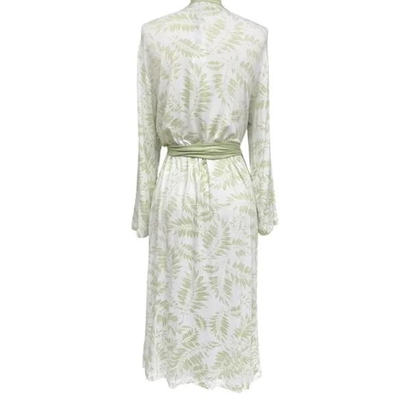 Hale Bob Green Mid-Length Robe -(NWT), Size M