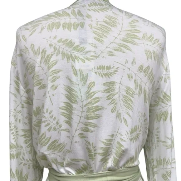 Hale Bob Green Mid-Length Robe -(NWT), Size M
