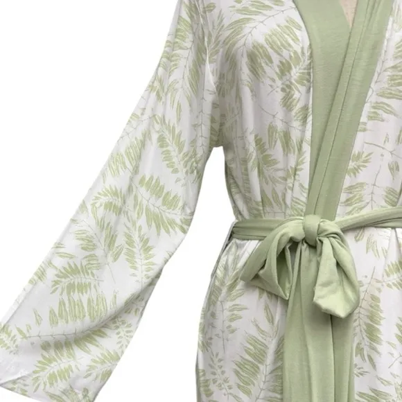 Hale Bob Green Mid-Length Robe -(NWT), Size M