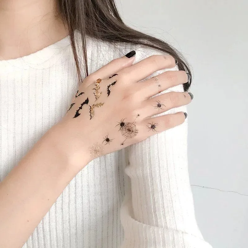 Halloween Bat Temporary Tattoo