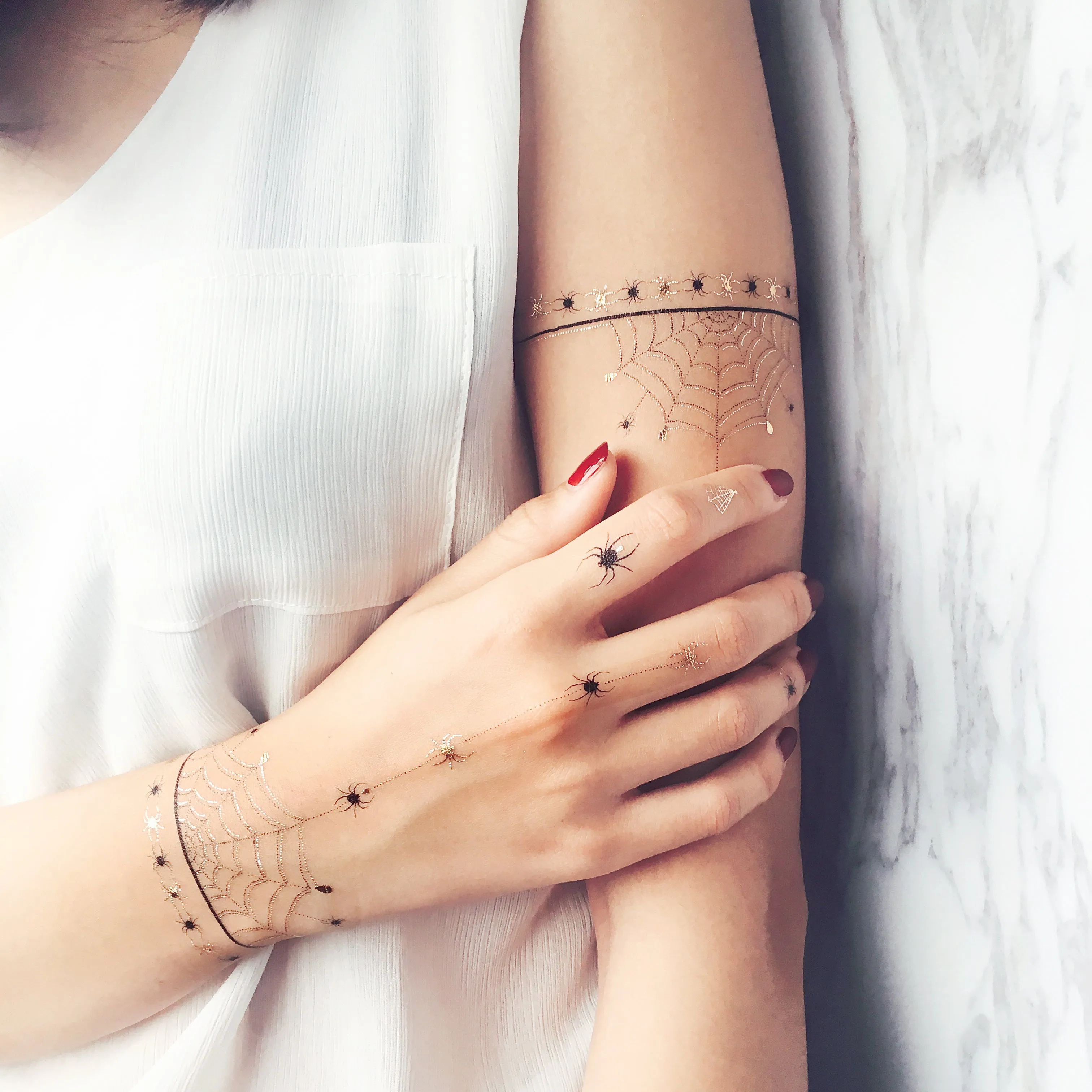 Halloween Spider Temporary Tattoo