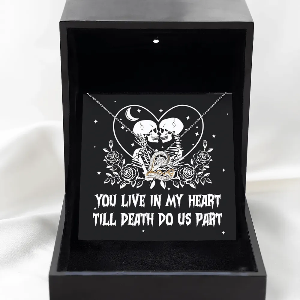 Halloween-Till Death Do Us Part - Love Dancing Necklace