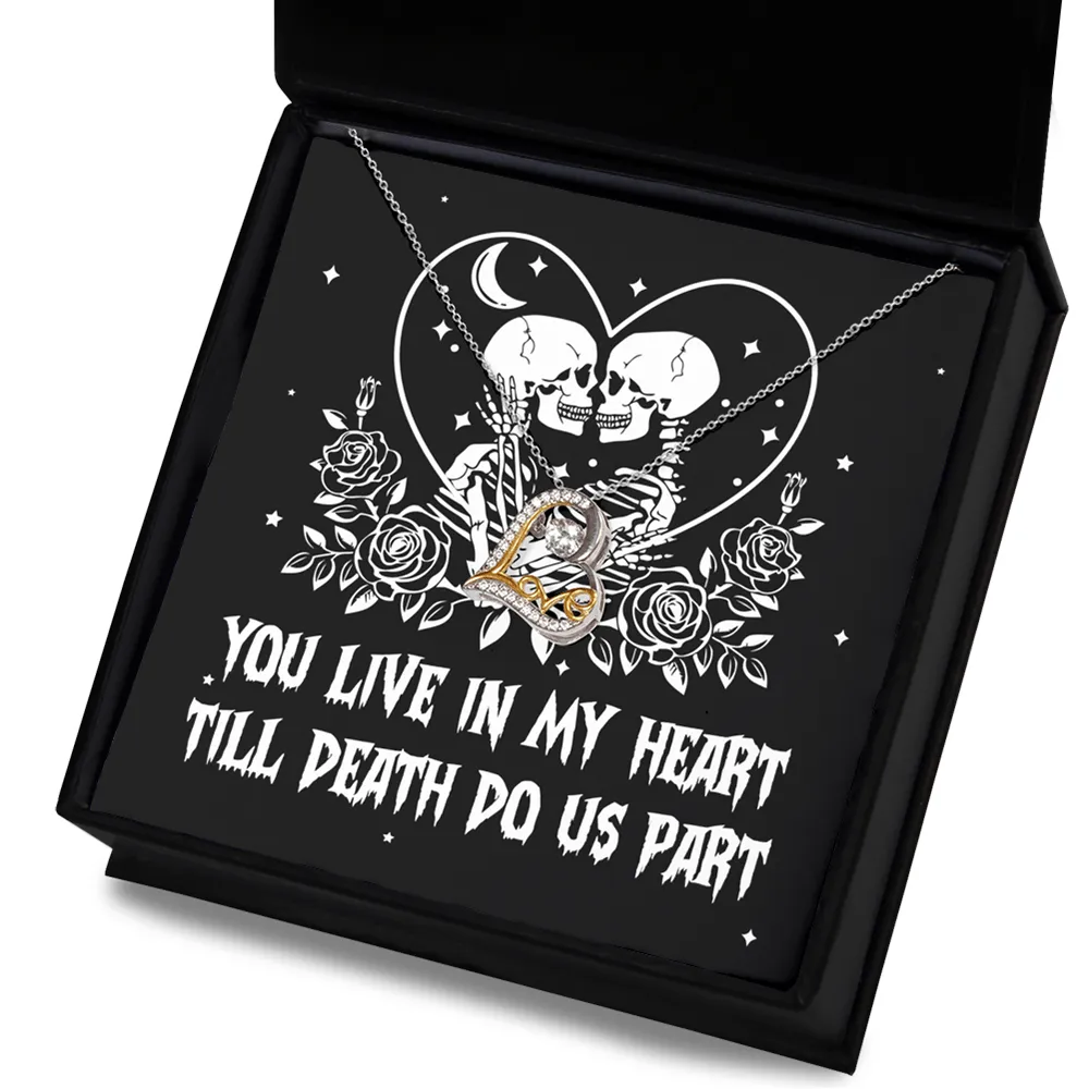 Halloween-Till Death Do Us Part - Love Dancing Necklace