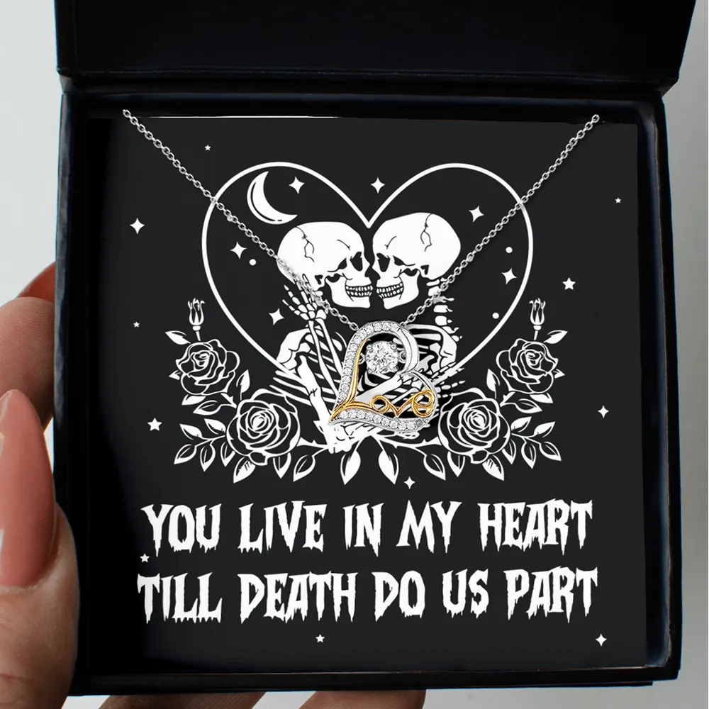 Halloween-Till Death Do Us Part - Love Dancing Necklace