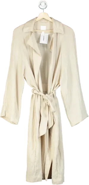 H&M Beige Lightweight Bathrobe UK S