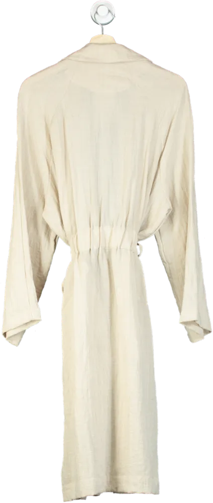 H&M Beige Lightweight Bathrobe UK S