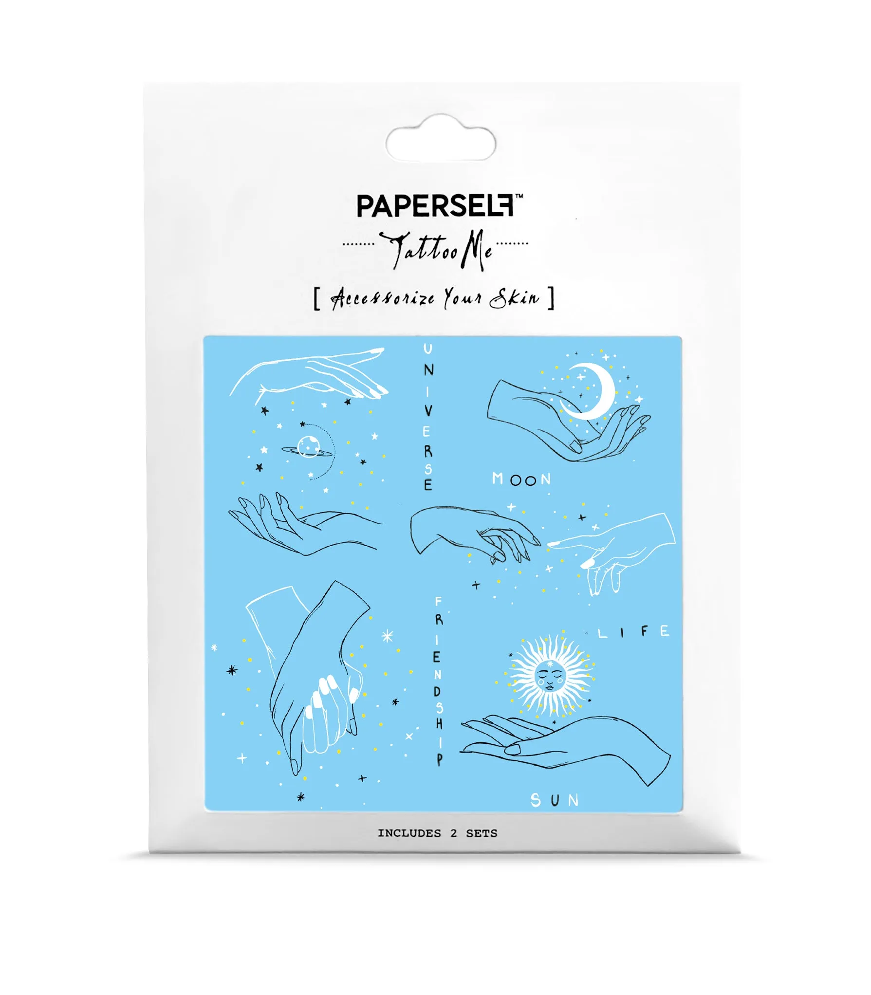 Hands Temporary Tattoo