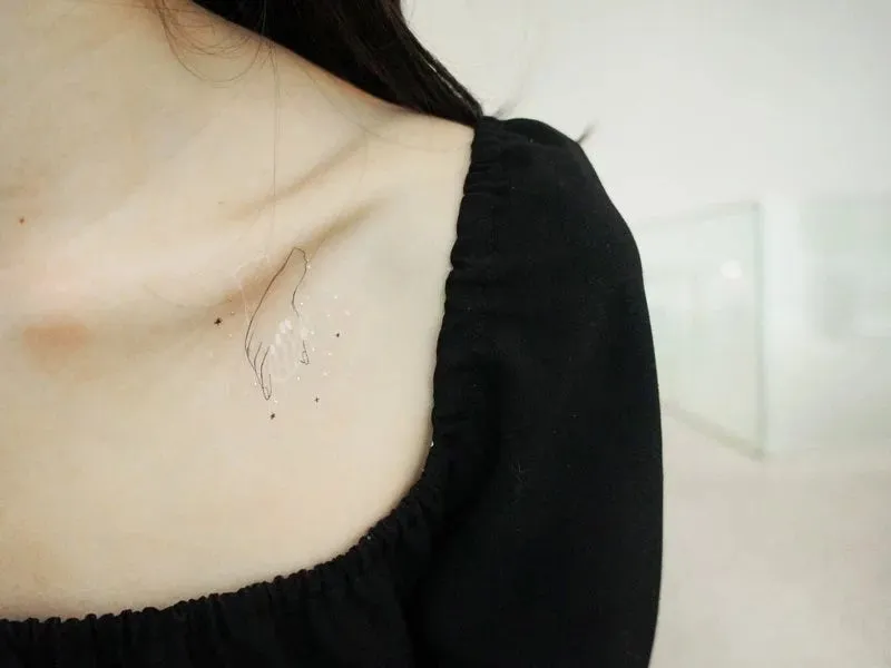 Hands Temporary Tattoo