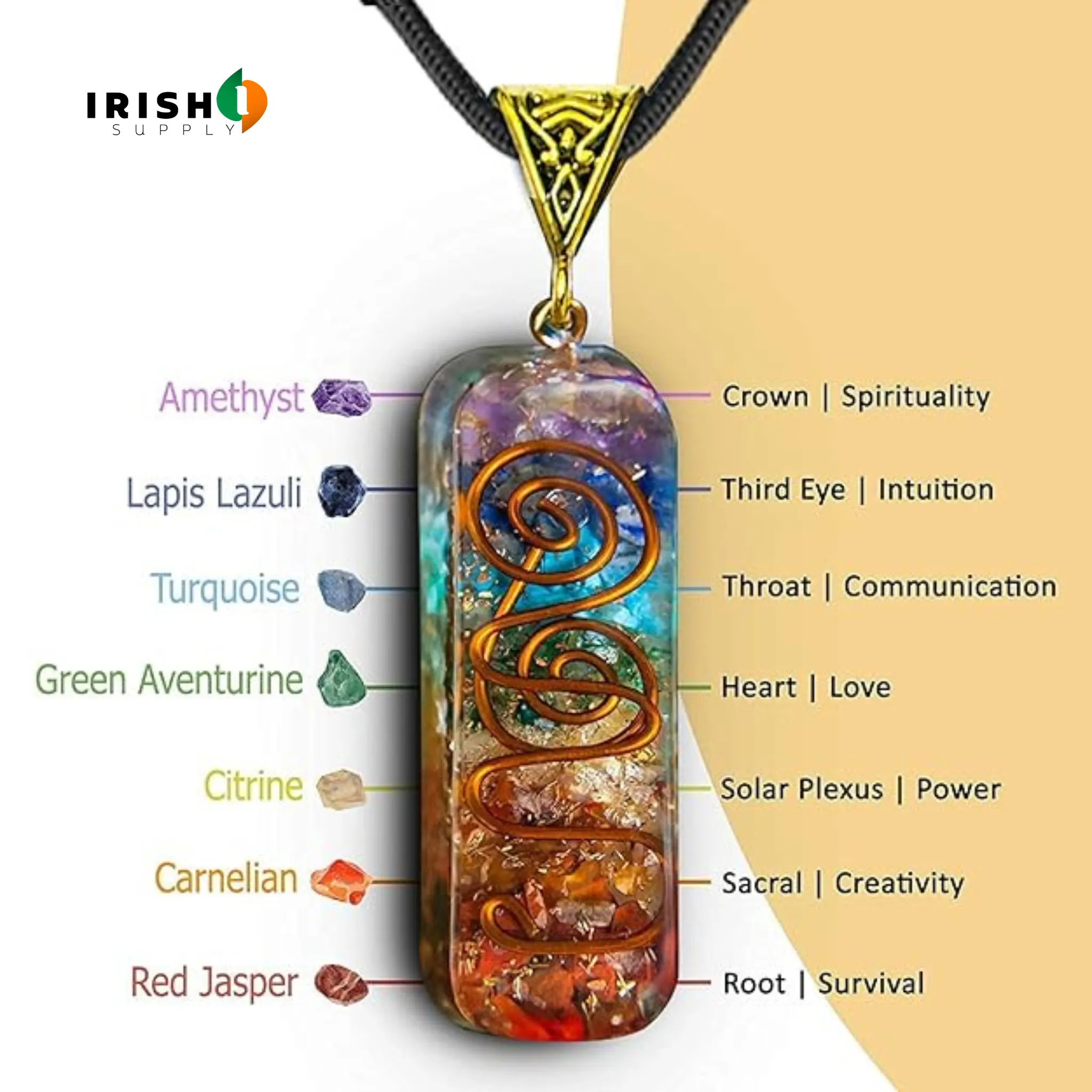 HARMONIA Premium Chakra Crystal Necklace