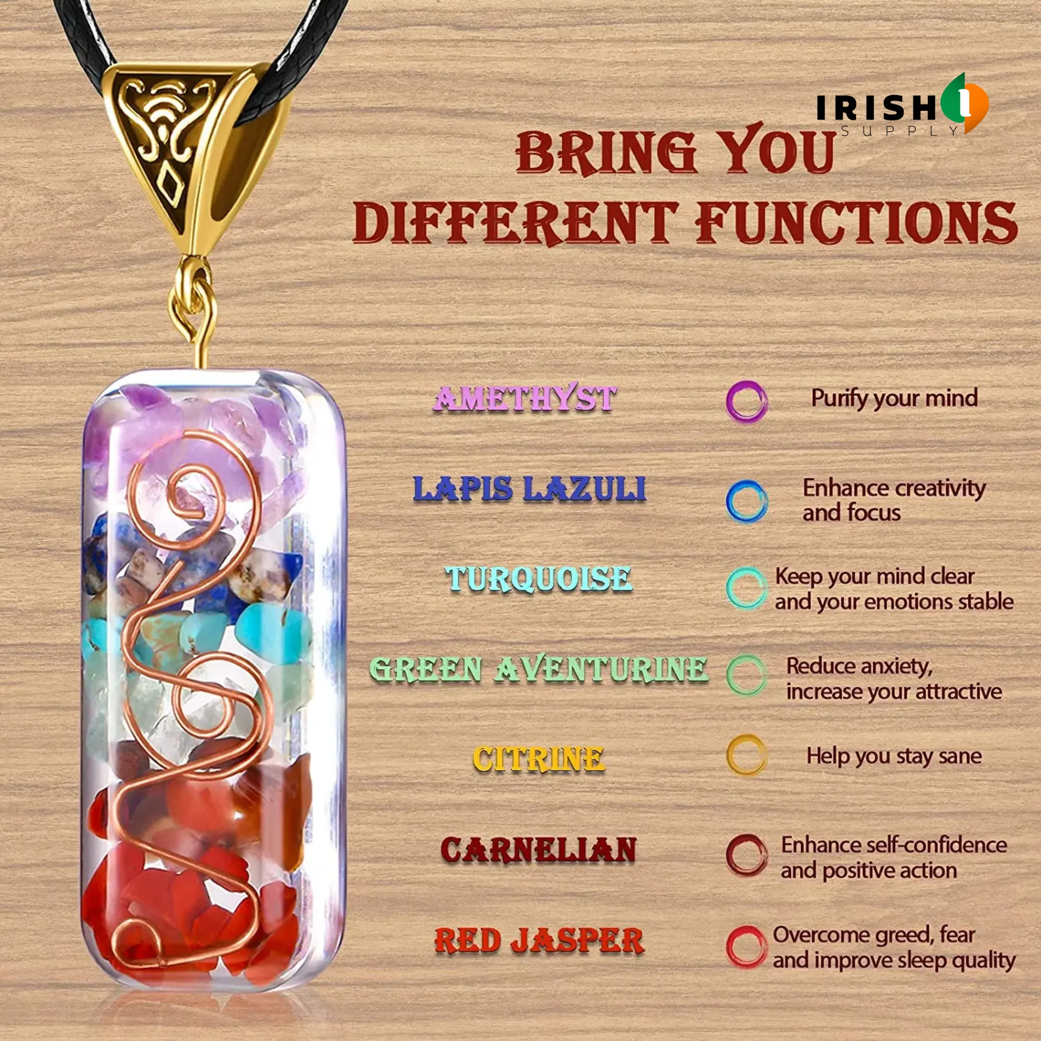 HARMONIA Premium Chakra Crystal Necklace