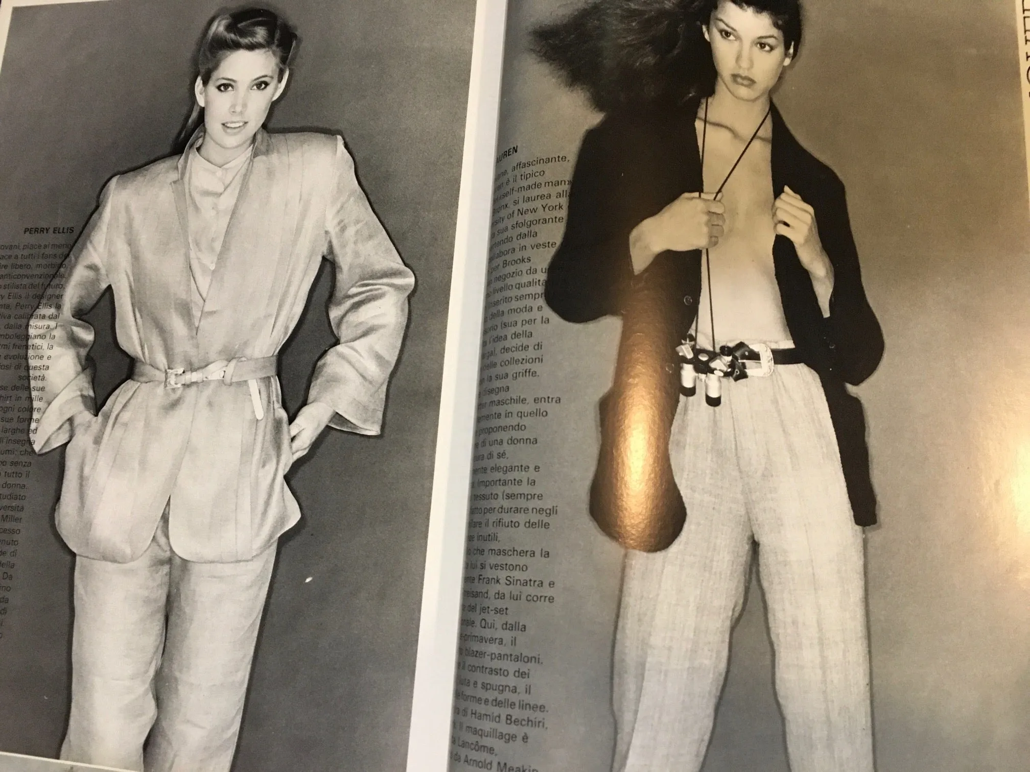 HARPER'S BAZAAR Italia Magazine January 1979 PATTI HANSEN Gia Carangi JANICE DICKINSON