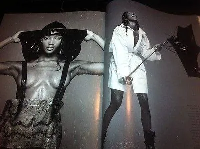 Harper's BAZAAR Magazine US April 1993 NADJA AUERMANN Kristen McMenamy NAOMI CAMPBELL