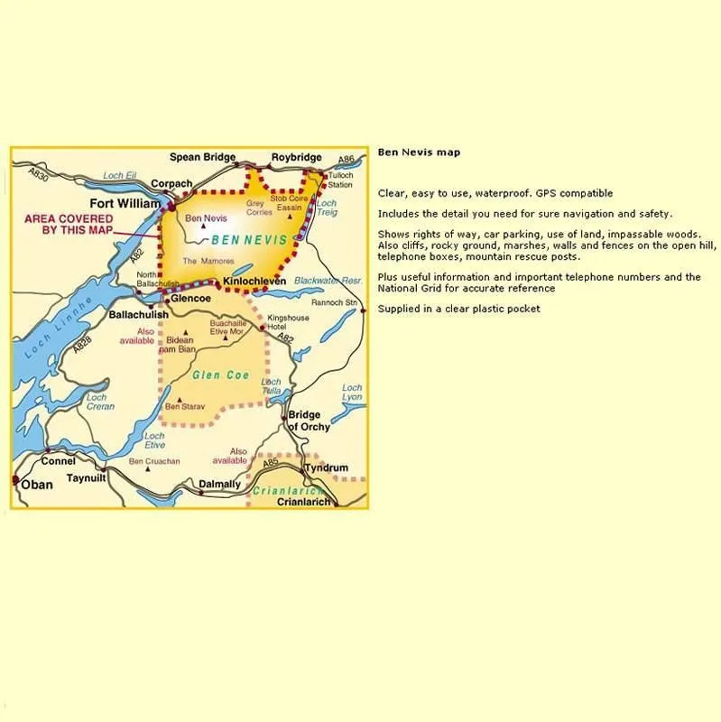 Harvey Maps Ben Nevis